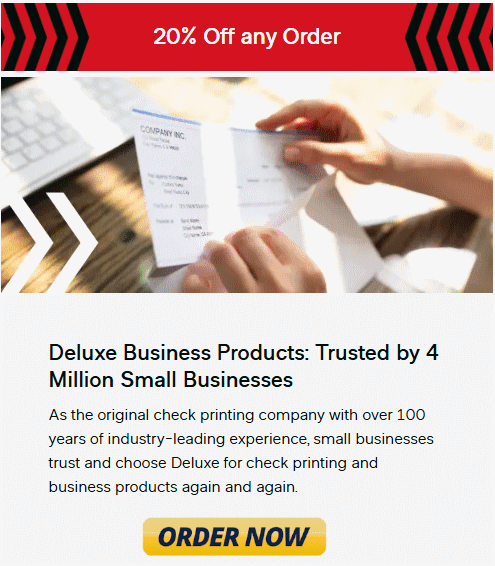 Memorial Day Sale! 20% Off Sitewide at Deluxe